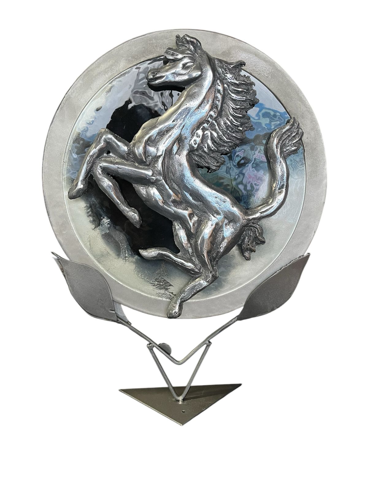 Cavallino sul'astro d'argento